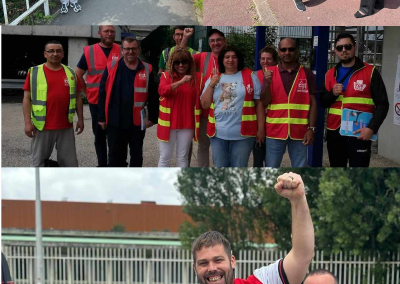 La section CGT Manpower en action auprès des intérimaires de PSA partout en France !